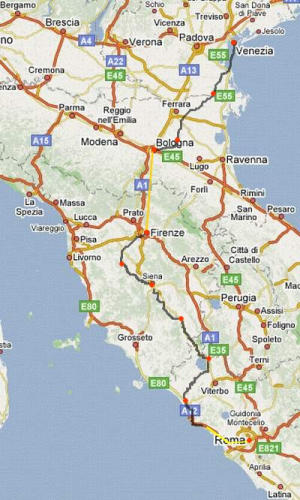 Italy map